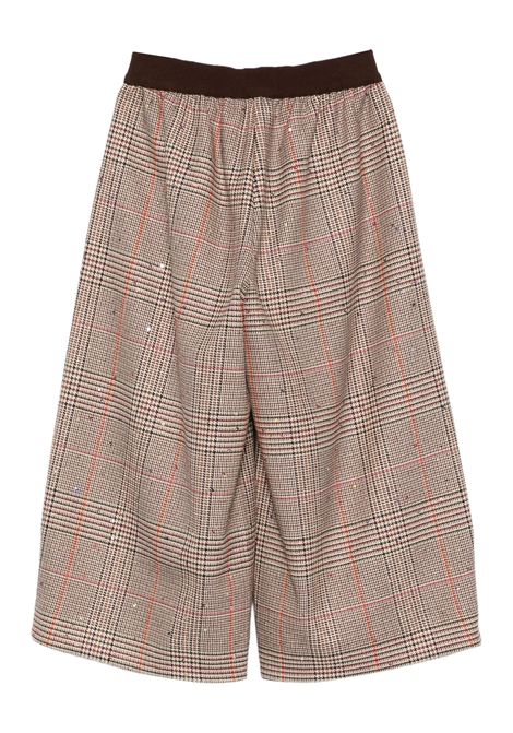 Pantaloni a quadri MIMISOL | MFPA166 TS1051BRW